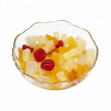 Coquetel de frutas tropicais enlatadas / frutas misturadas em calda light ou em calda pesada em latas